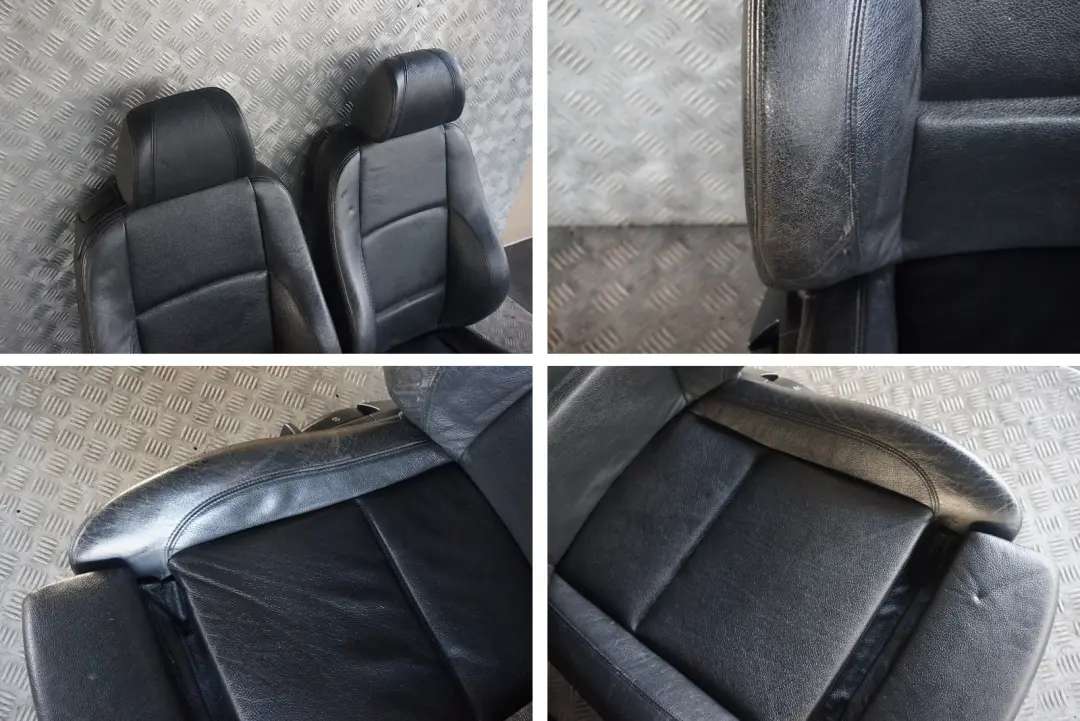 BMW 1 Series E81 M Sport Seats Black Leather Interior with Airbag and Door Cards - SKU E81 Sport Seats Black Leather-1 - Part number E81 Sport Seats Black Leather