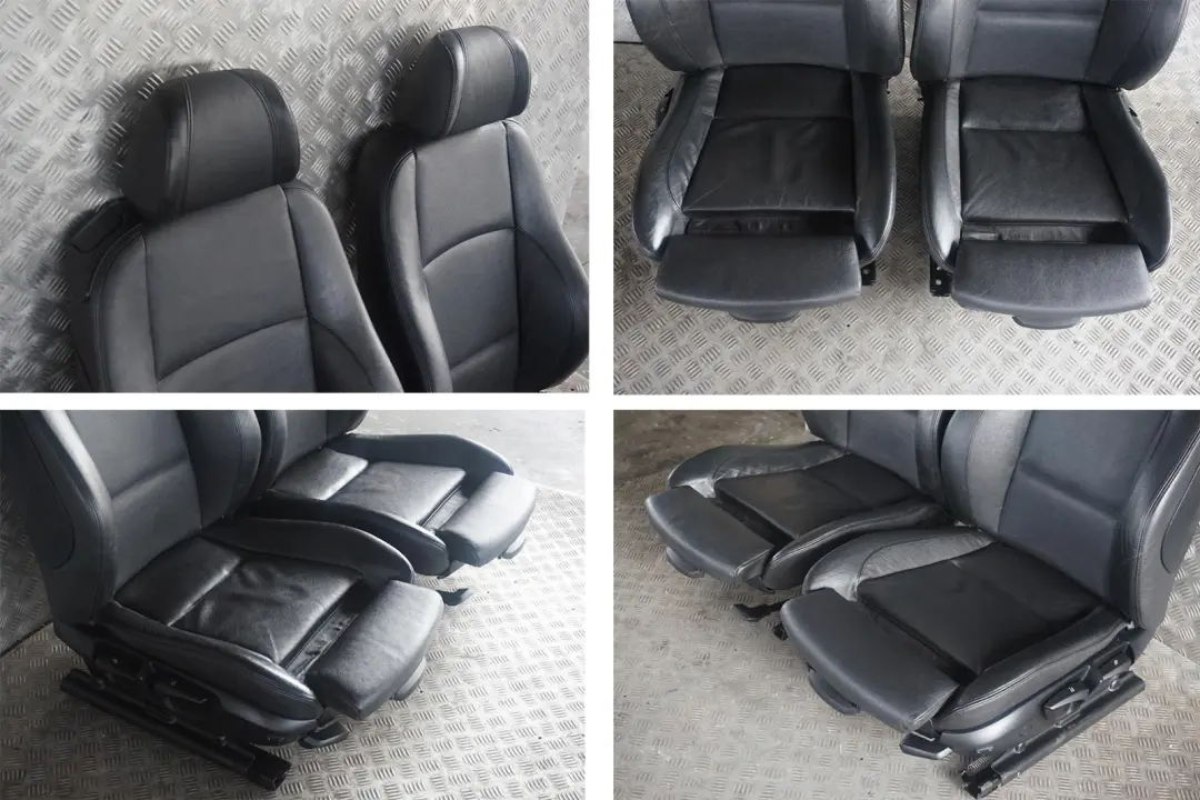 Heated M Sport Seats Black Leather Interior with Airbag and Door Cards to BMW with Part number E81 BMW Heated M Sport Seats Black Leather Interior with Airbag and Door Cards - SKU E81 Sport Seats Black Leather-2 - Part number E81