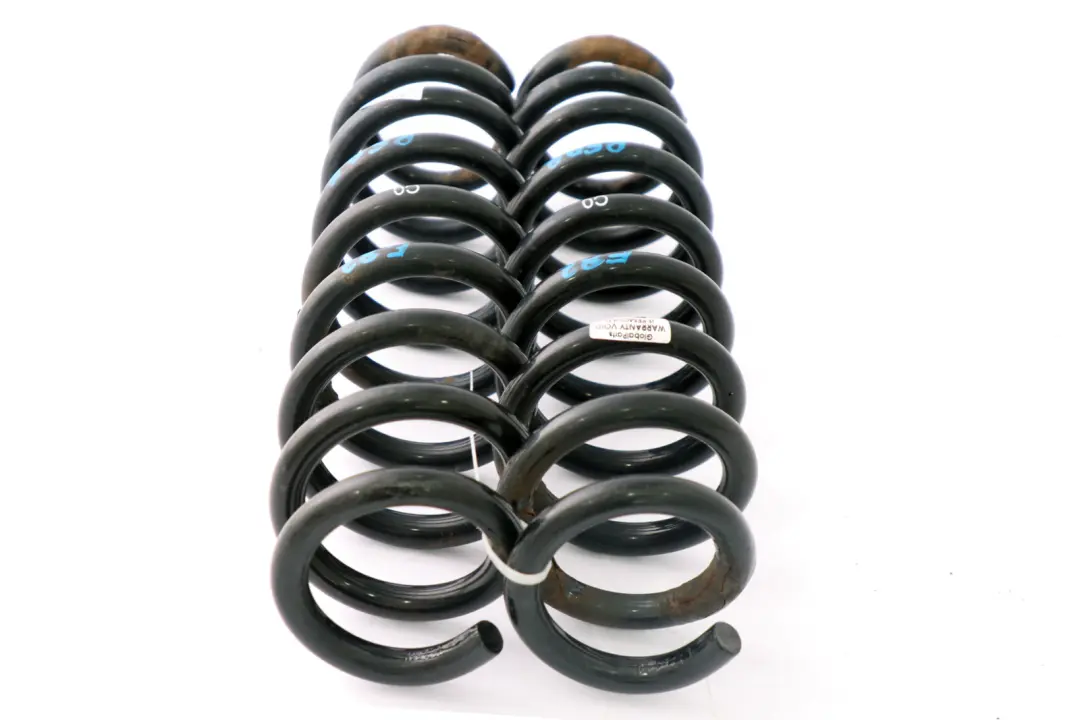 BMW 1 Series E82 Coupe C0 Rear Left Right N/O/S Coil Spring Suspension Set - SKU E82-C0-Rear-Coil-Spring-Set - Part number E82 C0