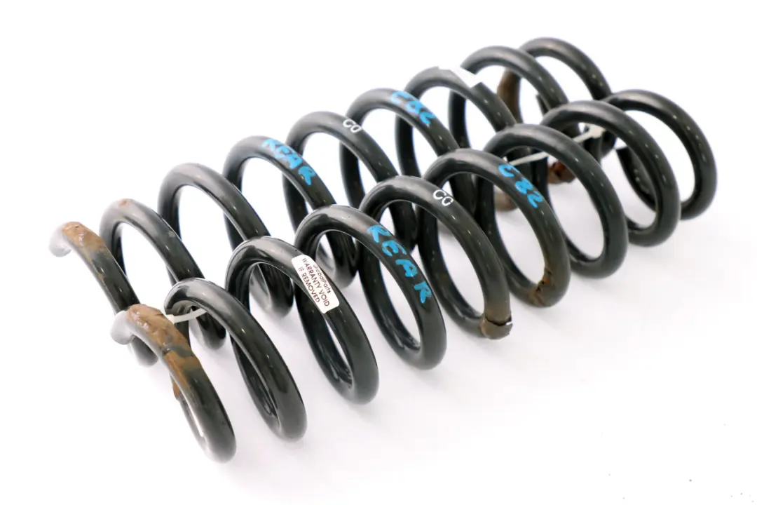 BMW 1 Series E82 Coupe C0 Rear Left Right N/O/S Coil Spring Suspension Set - SKU E82-C0-Rear-Coil-Spring-Set - Part number E82 C0