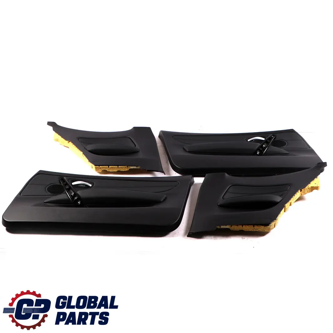 BMW Coupe Heated Black Leather Interior Seats Front Rear Seat and Door Cards - SKU E82 Seats Black Leather - Part number E82