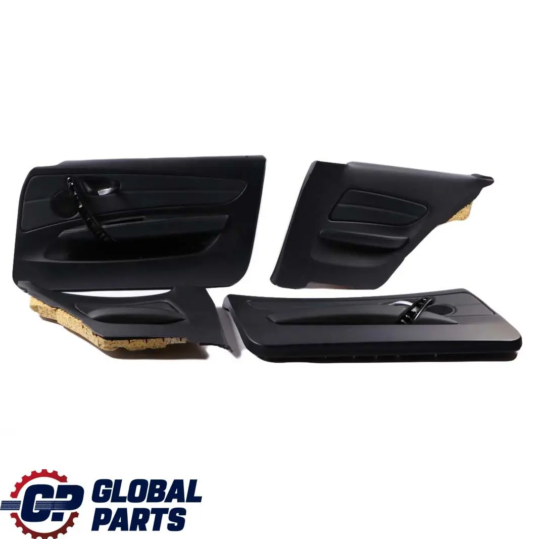 Seats Black Leather Interior with Airbag and Door Cards to BMW Coupe M Sport with Part number E82 BMW Coupe M Sport Seats Black Leather Interior with Airbag and Door Cards - SKU E82 Sport Seats Black Leather - Part number E82