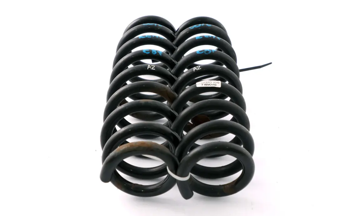 Left Right Coil Spring Set A2 N/O/S to BMW 1 Series E87 E87N LCI Rear with Part number E87 A2 BMW 1 Series E87 E87N LCI Rear Left Right Coil Spring Set A2 N/O/S - SKU E87 A2 - Part number E87 A2