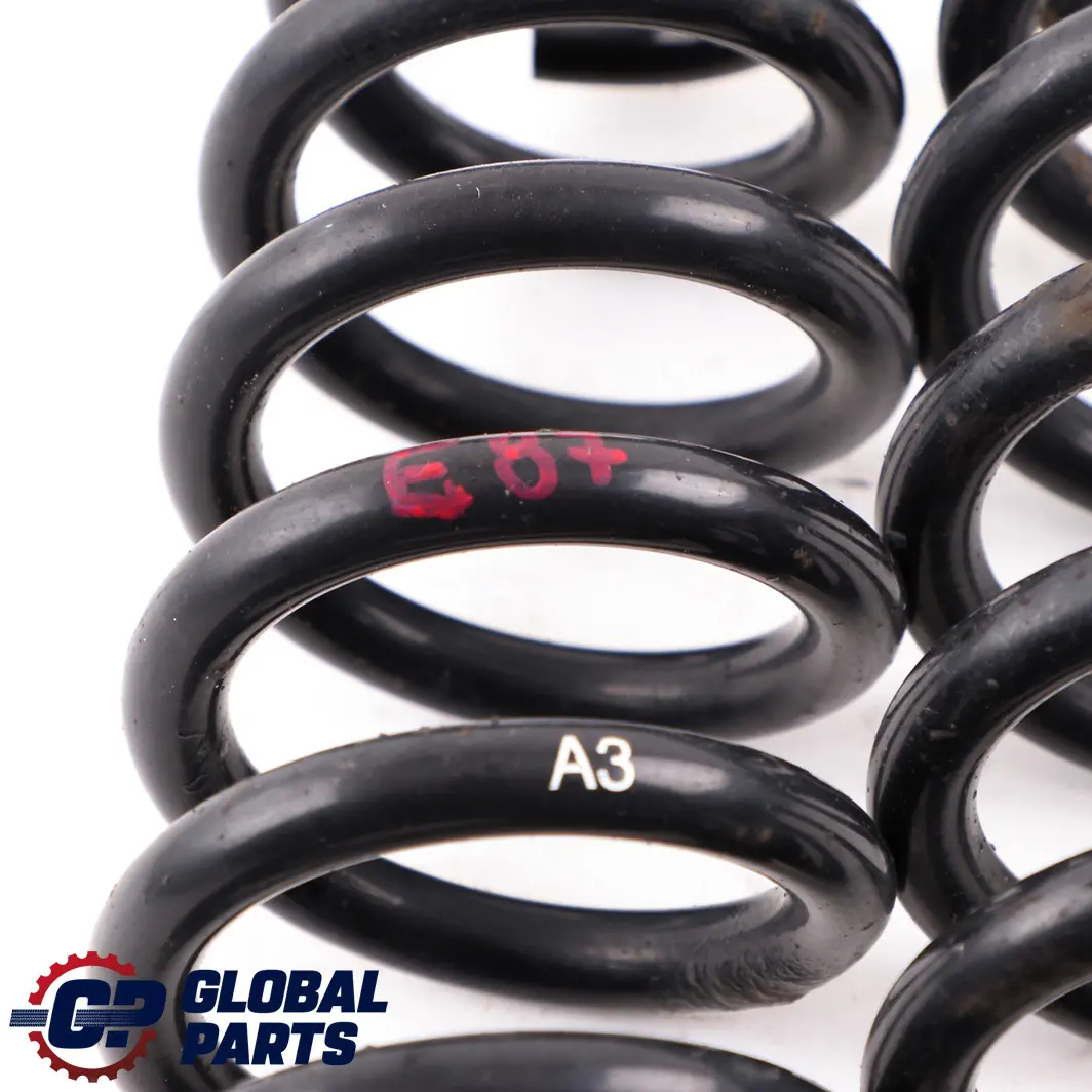 BMW 1 Series E87 Rear Left Right N/O/S Suspension Coil Spring Set A3 - SKU E87 A3 - Part number E87 A3