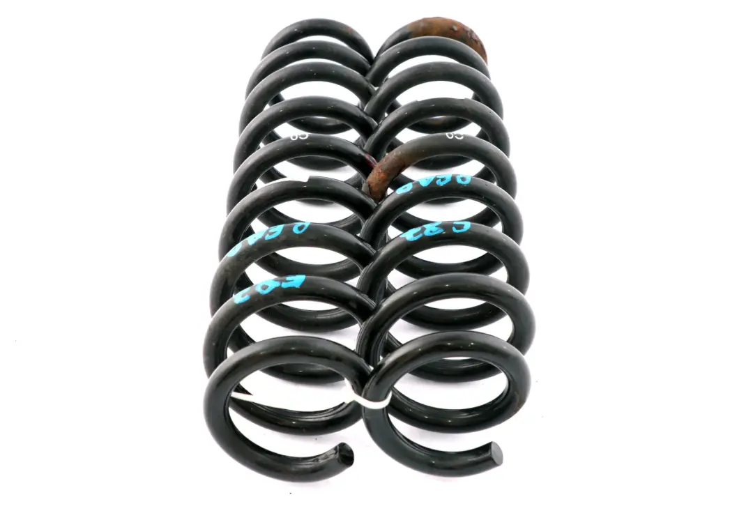 BMW 1 Series E87 E87N LCI Rear Left Right Coil Spring Set C0 N/O/S - SKU E87-C0 - Part number E87 C0