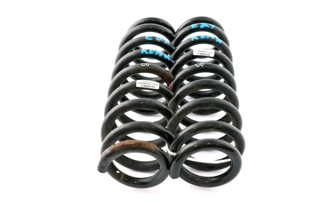 BMW 1 Series E87 E87N LCI Rear Left Right Coil Spring Set C0 N/O/S - SKU E87-C0 - Part number E87 C0