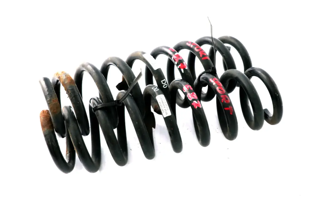 BMW 1 Series E87 E87N LCI Rear Left Right Sport Coil Spring Set D0 N/O/S - SKU E87 D0 - Part number E87 D0