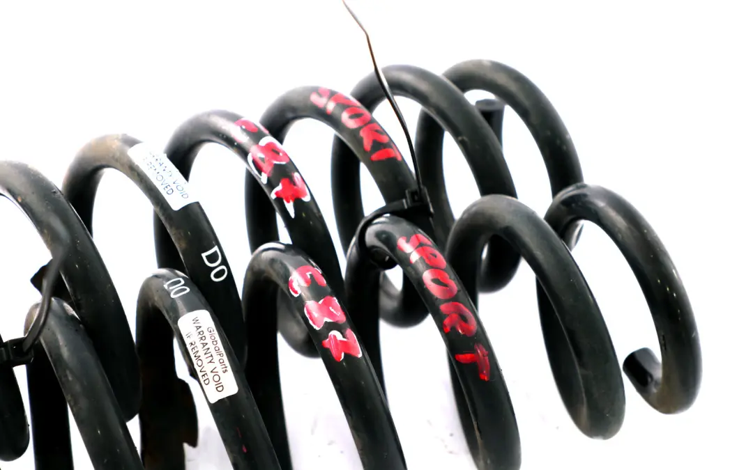 BMW 1 Series E87 E87N LCI Rear Left Right Sport Coil Spring Set D0 N/O/S - SKU E87 D0 - Part number E87 D0