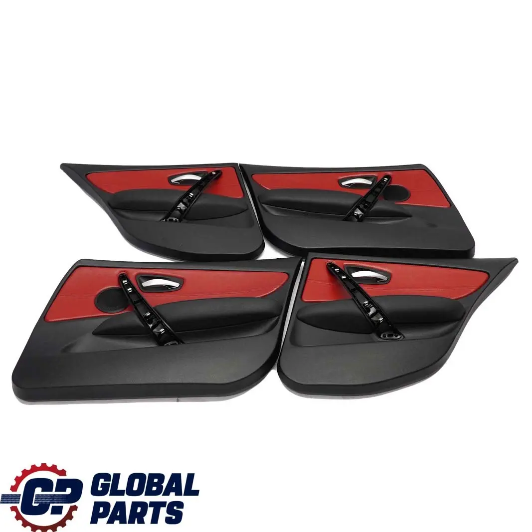 BMW Rot Leder Innensitze Sitz Sitze + Türverkleidung - SKU E87 Red Leather Seats - Teilenummer E87 LCI
