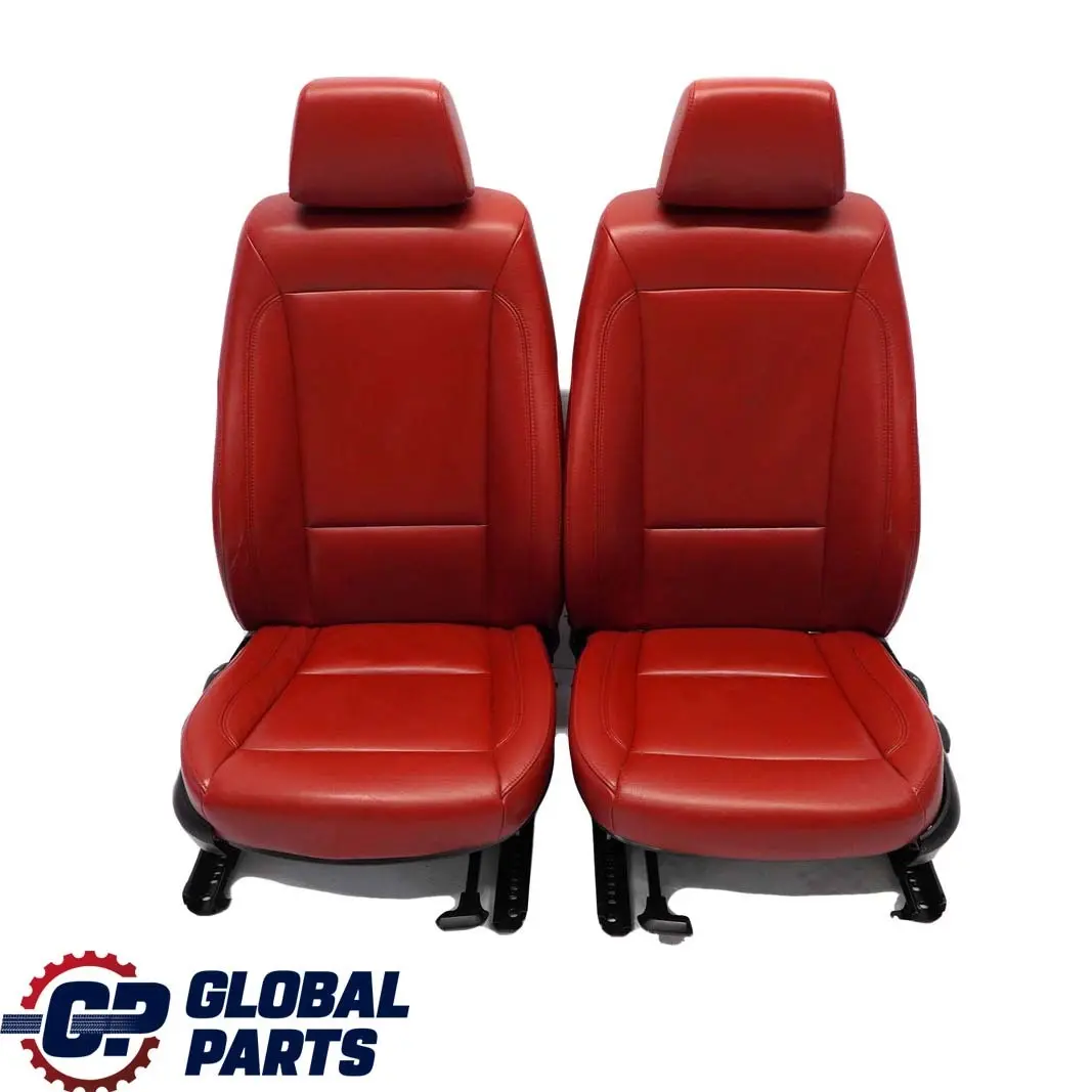 Leather Interior Seats with Airbag and Door Cards to BMW Red with Part number E87 LCI BMW Red Leather Interior Seats with Airbag and Door Cards - SKU E87 Red Leather Seats - Part number E87 LCI