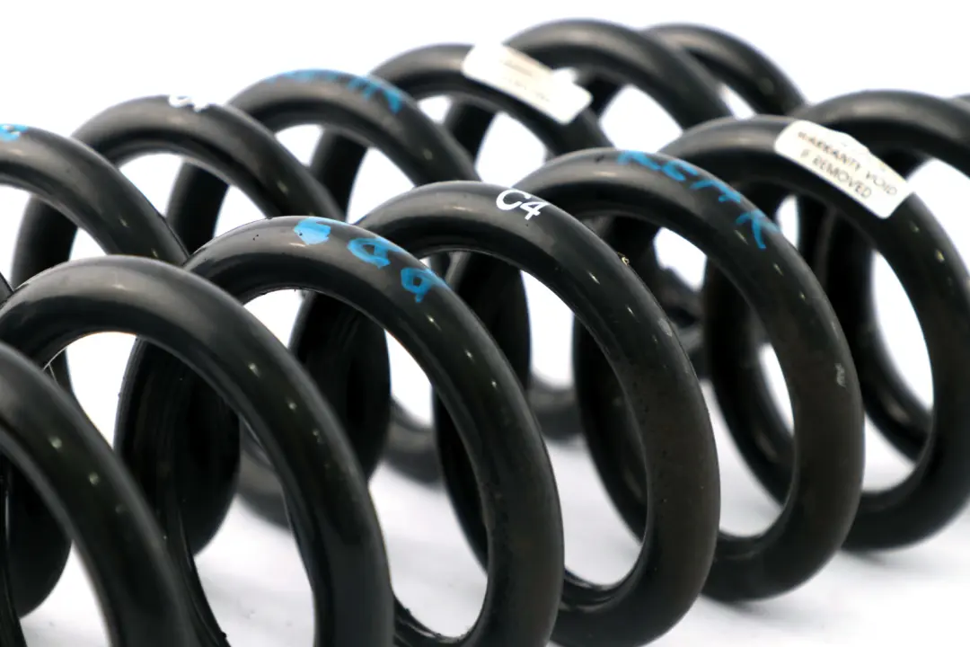 BMW E88 Cabrio C4 Hinten Links Rechts Schraubenfeder Aufhängung Satz - SKU E88 C4 Rear Coil Spring Set - Teilenummer E88 C4