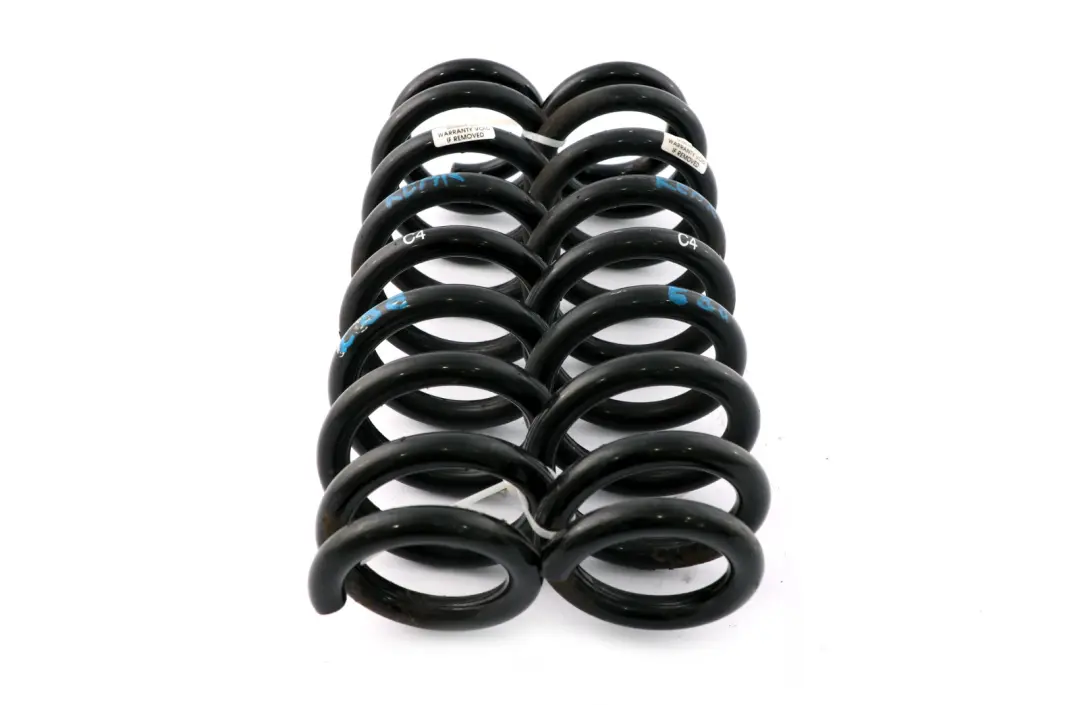 Left Right N/O/S Coil Spring Suspension Set to BMW E88 Convertible C4 Rear with Part number E88 C4 BMW E88 Convertible C4 Rear Left Right N/O/S Coil Spring Suspension Set - SKU E88 C4 Rear Coil Spring Set - Part number E88 C4