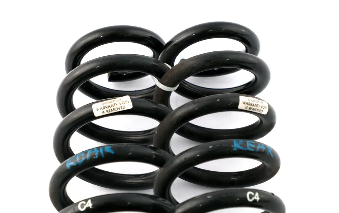 Left Right N/O/S Coil Spring Suspension Set to BMW E88 Convertible C4 Rear with Part number E88 C4 BMW E88 Convertible C4 Rear Left Right N/O/S Coil Spring Suspension Set - SKU E88 C4 Rear Coil Spring Set - Part number E88 C4