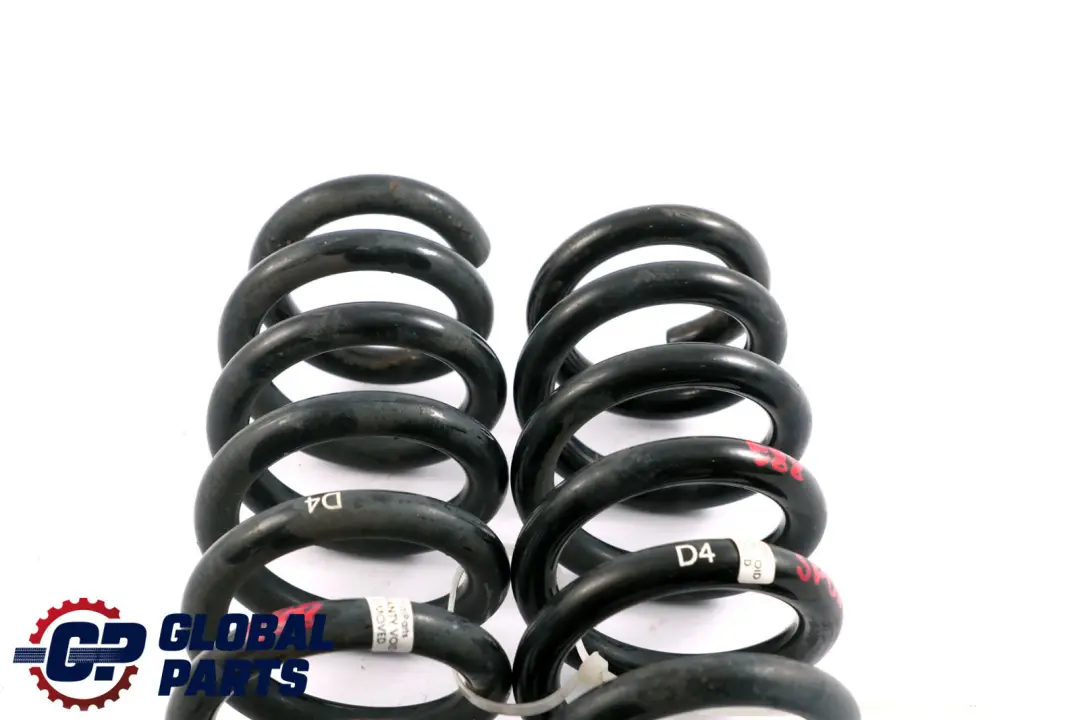 BMW Rear Left Right Sport Coil Spring Suspension Set - SKU E88 D4 Sport Rear Coil Spring Set - Part number E88 D4