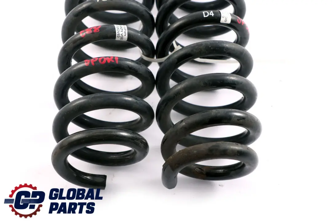 BMW Rear Left Right Sport Coil Spring Suspension Set - SKU E88 D4 Sport Rear Coil Spring Set - Part number E88 D4