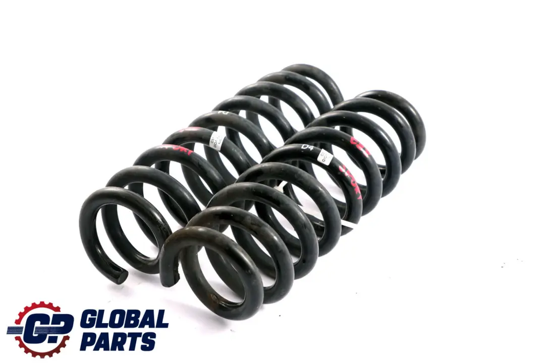 BMW Rear Left Right Sport Coil Spring Suspension Set - SKU E88 D4 Sport Rear Coil Spring Set - Part number E88 D4