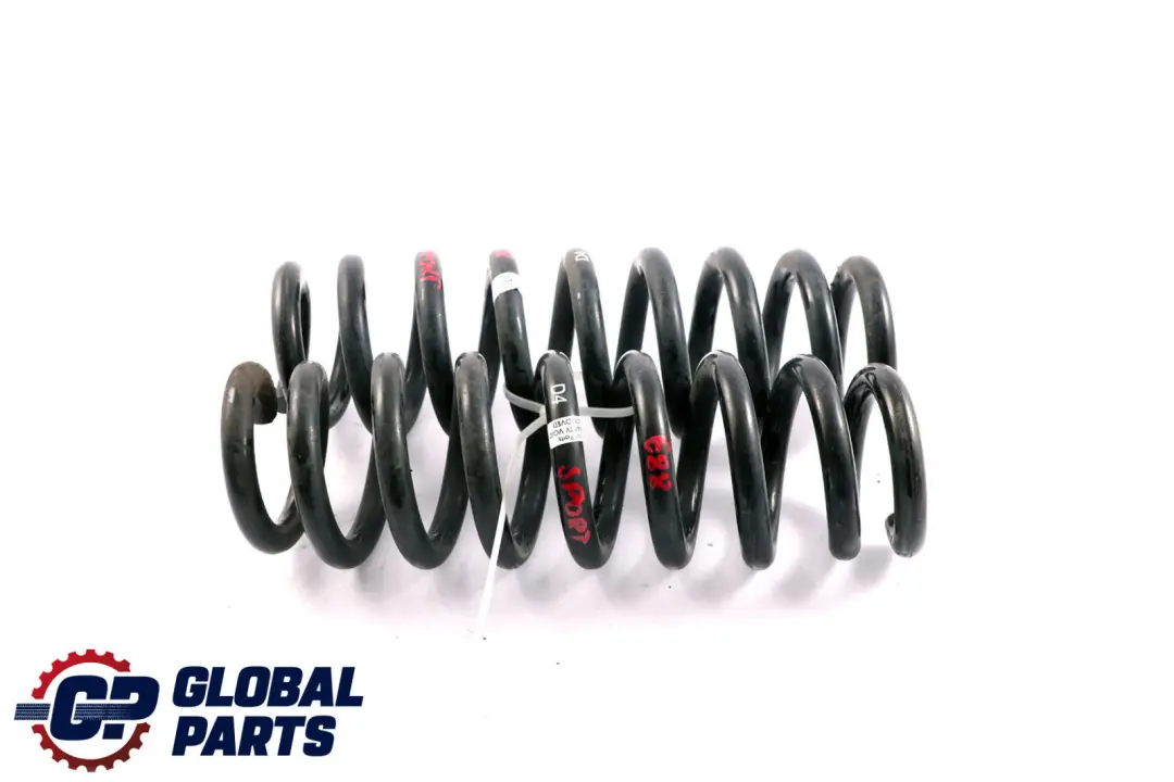 BMW Rear Left Right Sport Coil Spring Suspension Set - SKU E88 D4 Sport Rear Coil Spring Set - Part number E88 D4
