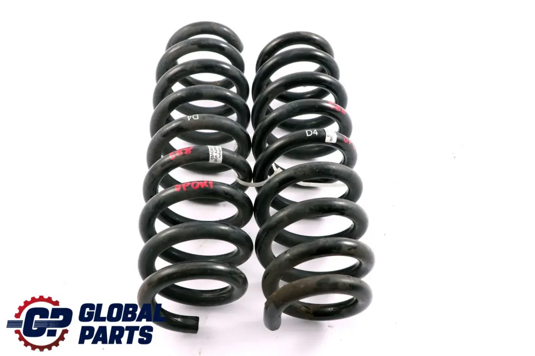 BMW Rear Left Right Sport Coil Spring Suspension Set - SKU E88 D4 Sport Rear Coil Spring Set - Part number E88 D4