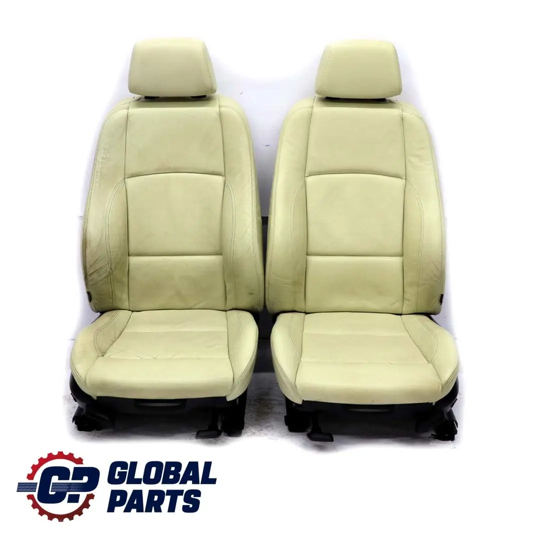 BMW Convertible Cabrio Heated M Sport Lemon Leather Interior Seats Door Card - SKU E88 M Sport Lemon Leather Seats - Part number E88