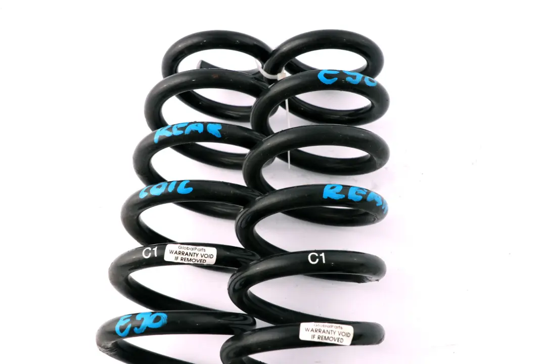 BMW Posteriore Sinistra Destra Schraubenfedersatz - SKU E90 C1 Rear Coil Spring Set - Numero di parte E90 C1