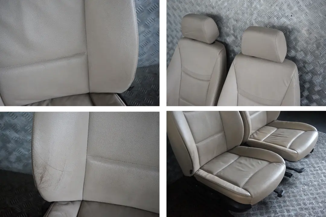 BMW 3 er LCI Sitzeheizung Oyster Leder Innensitze Sitze Ohne Türverkleidung - SKU E90 LCI Heated Seats Oyster Leather - Teilenummer E90