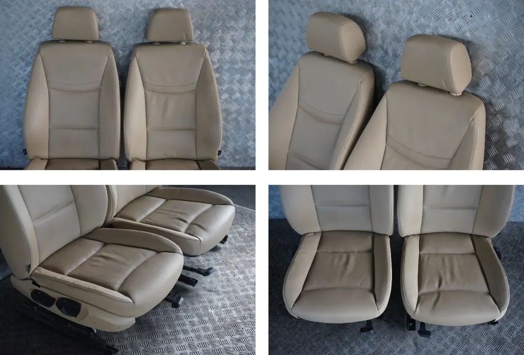 Beige Leather Interior Seats with Airbag Door Cards to BMW 3 Series E90 LCI with Part number E90 LCI Seats Beige Leather BMW 3 Series E90 LCI Beige Leather Interior Seats with Airbag Door Cards - SKU E90 LCI Seats Beige Leather - Part number E90 LCI Seats Beige Leather