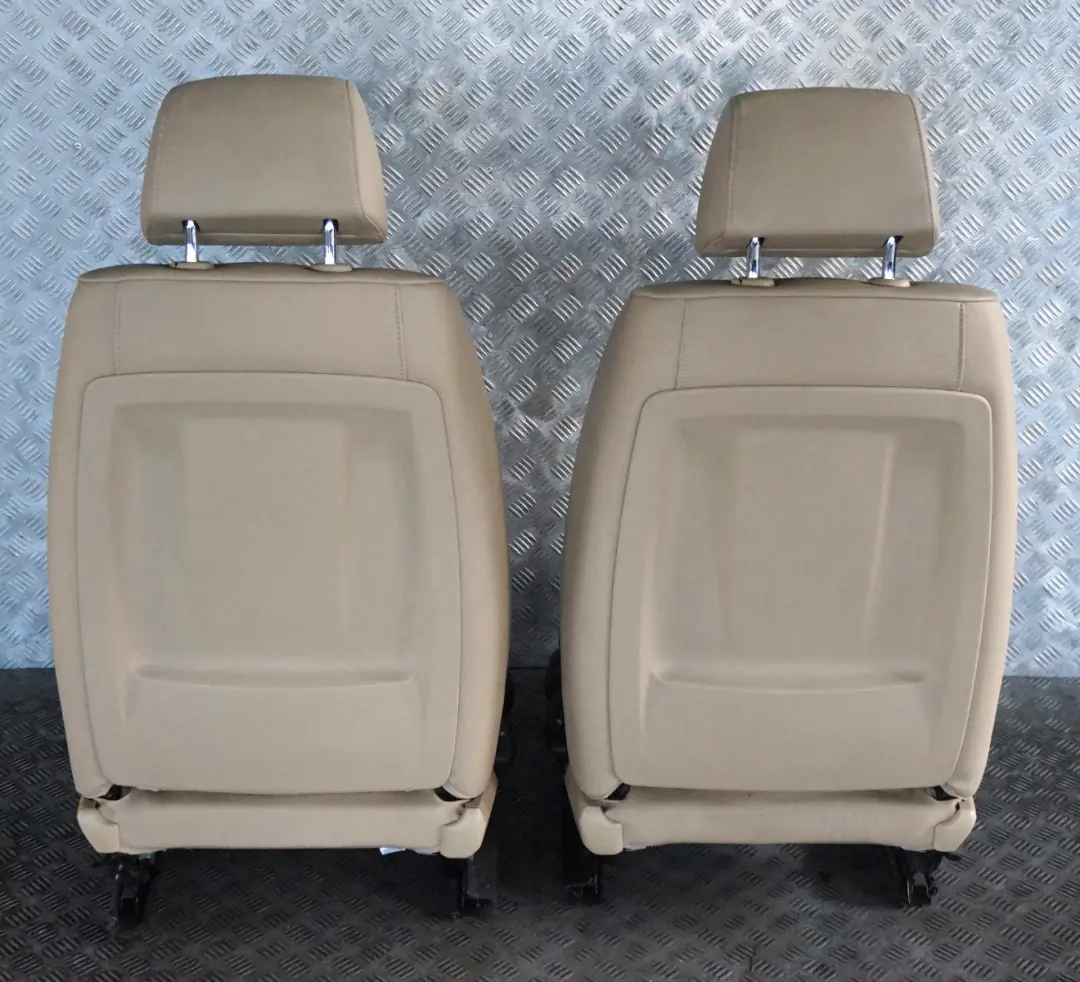 BMW 3 Series E90 LCI Beige Leather Interior Seats with Airbag Door Cards - SKU E90 LCI Seats Beige Leather - Part number E90 LCI Seats Beige Leather