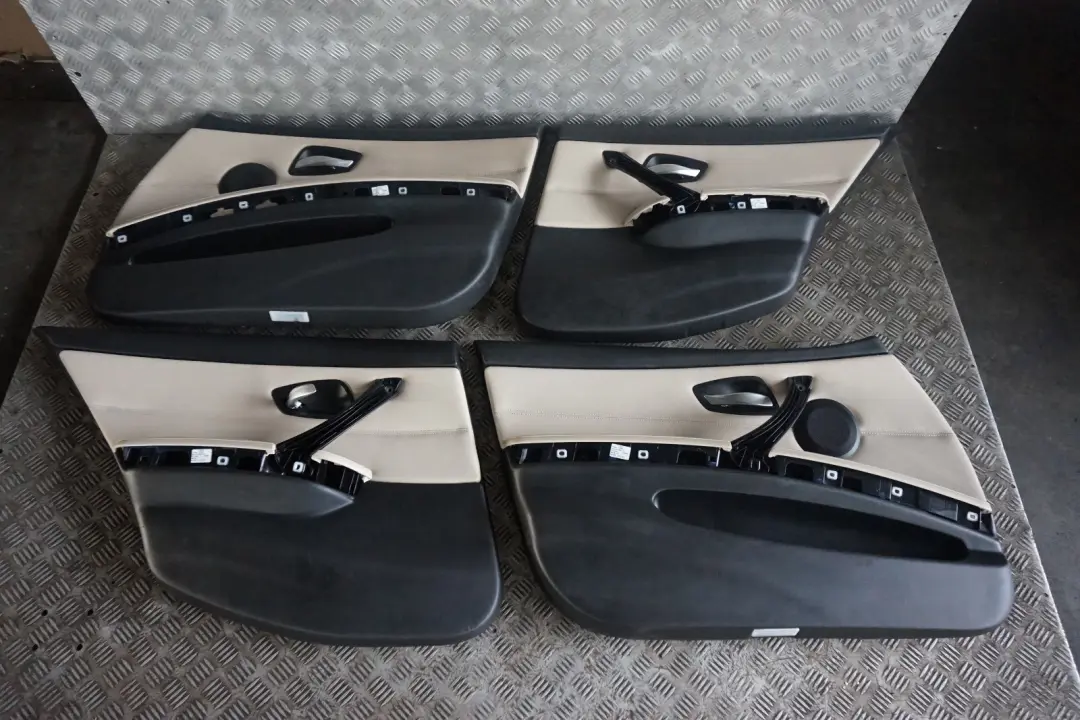 Oyster Leather Interior Seats with Airbag and Door Card to BMW 3 Series LCI with Part number E90 BMW 3 Series LCI Oyster Leather Interior Seats with Airbag and Door Card - SKU E90 LCI Seats Oyster Leather - Part number E90