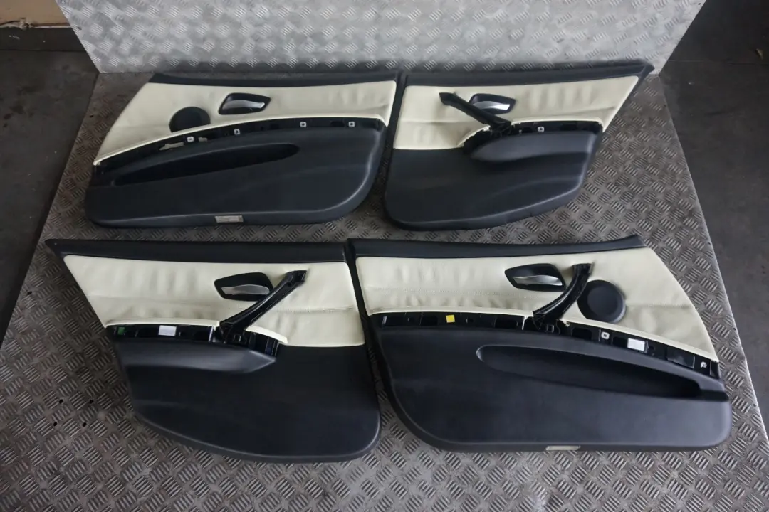 BMW 3 Series M Sport Heated Lemon Leather Interior Seats Airbag Door Card - SKU E90 M Sport Heated Seats Lemon Leather - Part number E90