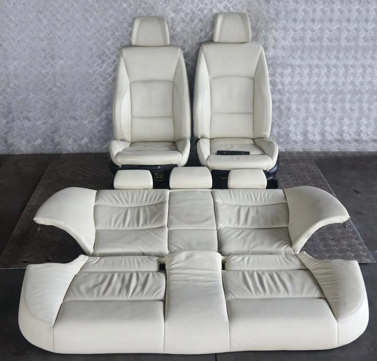 BMW 3 Series E90 M Sport Heated Lemon Leather Interior Seats Airbag Door Card
