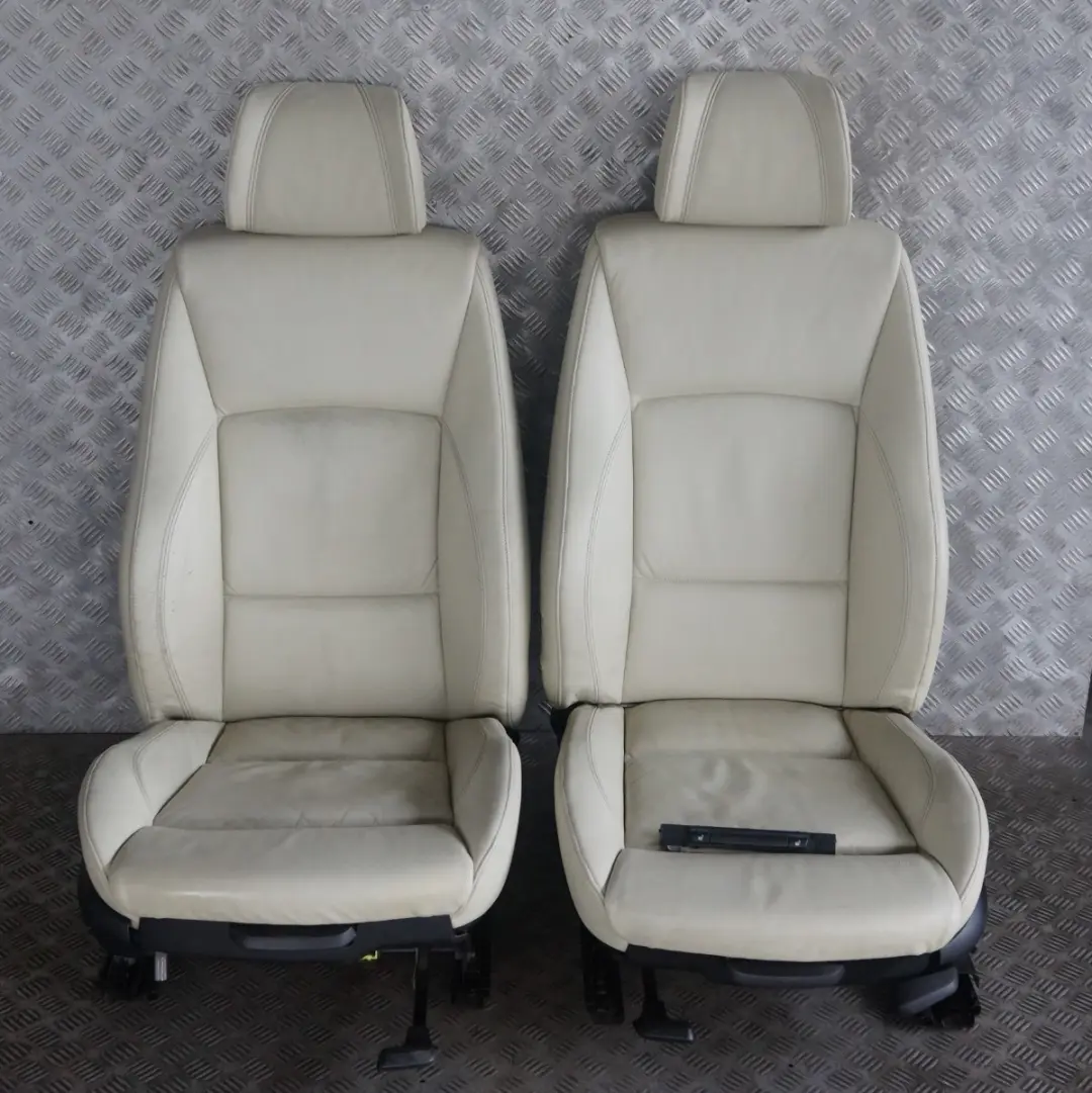 BMW 3 Series M Sport Heated Lemon Leather Interior Seats Airbag Door Card - SKU E90 M Sport Heated Seats Lemon Leather - Part number E90