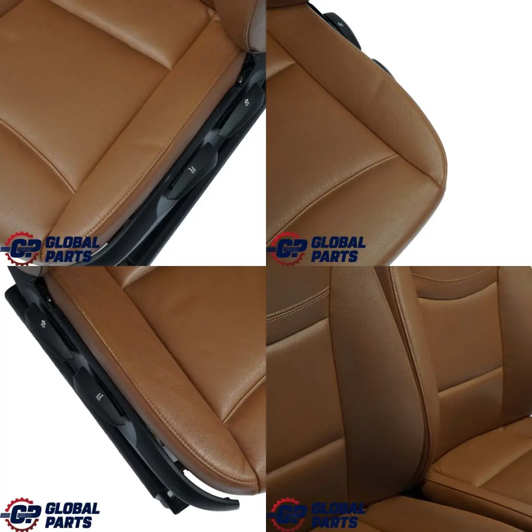 BMW Saloon Saddle Brown Leather Interior Seats Seat Airbag with Door Cards - SKU E90 Seats Brown Leather - Part number E90