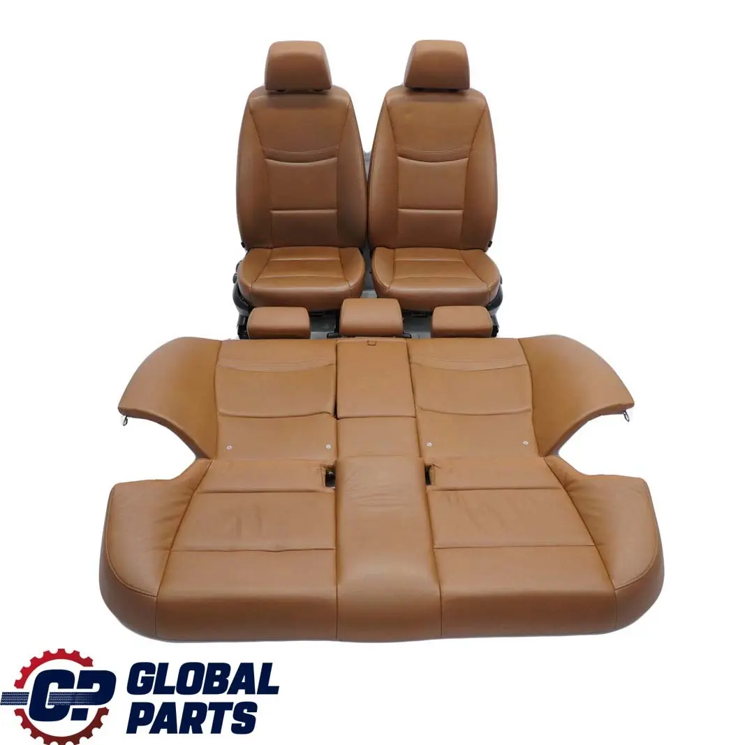 Saddle Brown Leather Interior Seats Seat Airbag with Door Cards to BMW Saloon with Part number E90 BMW Saloon Saddle Brown Leather Interior Seats Seat Airbag with Door Cards - SKU E90 Seats Brown Leather - Part number E90