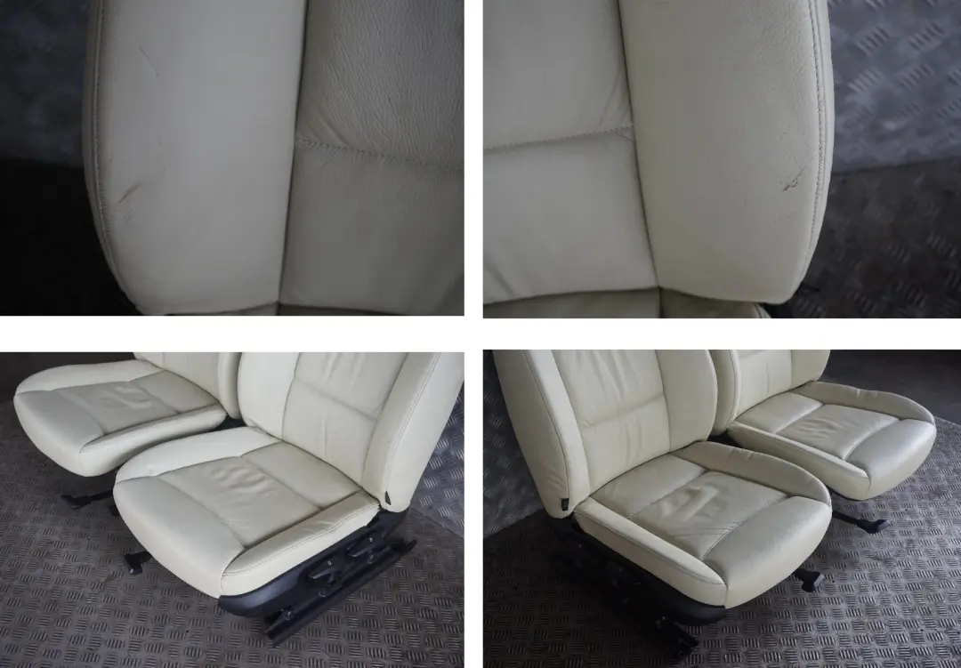 BMW 3 Series 1 E90 Lemon Leather Interior Seats with Airbag and Door Card - SKU E90 Seats Lemon Leather-1 - Part number E90  Seats Lemon Leather