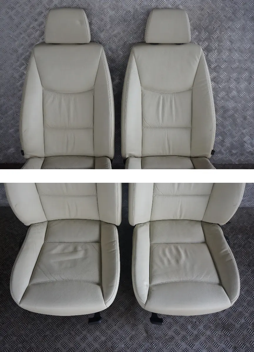 BMW 3 Series 1 E90 Lemon Leather Interior Seats with Airbag and Door Card - SKU E90 Seats Lemon Leather-1 - Part number E90  Seats Lemon Leather