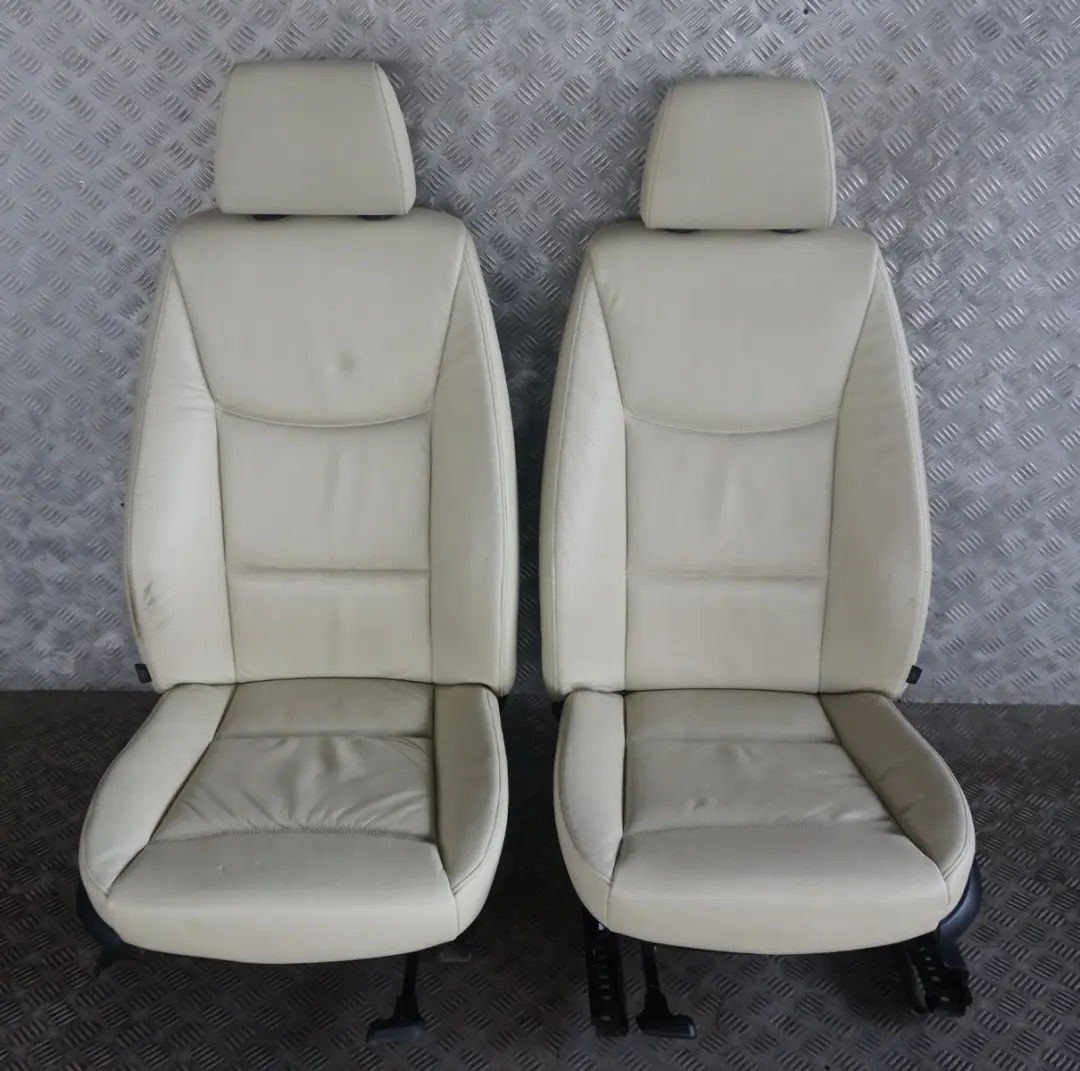 BMW 3 Series E90 Lemon Leather Interior Seats with Airbag and Door Cards - SKU E90 Seats Lemon Leather - Part number E90 Seats Lemon Leather