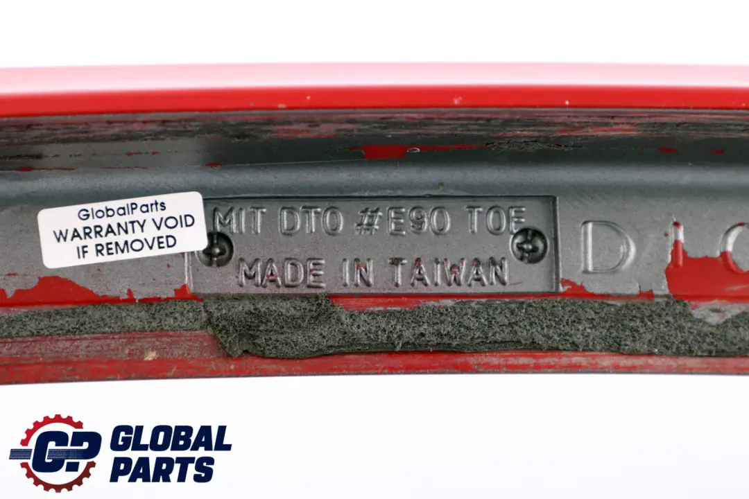 Boot Trunk Lid Tailgate Spoiler Red to BMW 3 Series E90 Rear with Part number 0396344 BMW 3 Series E90 Rear Boot Trunk Lid Tailgate Spoiler Red - SKU E90 Spoiler-3 - Part number 0396344