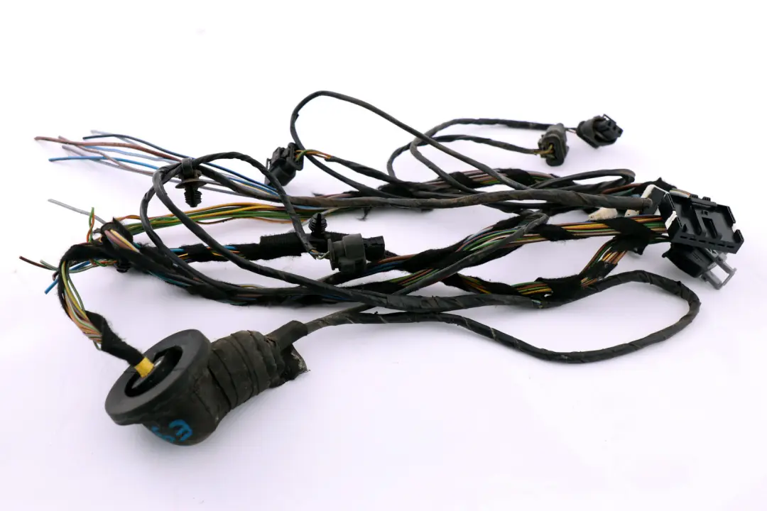 BMW 3 Series 2 E90 E90N E91 E91N LCI Set PDC Rear Set Complete - SKU E90 Wiring Loom Set PDC Rear-2 - Part number Wiring loom