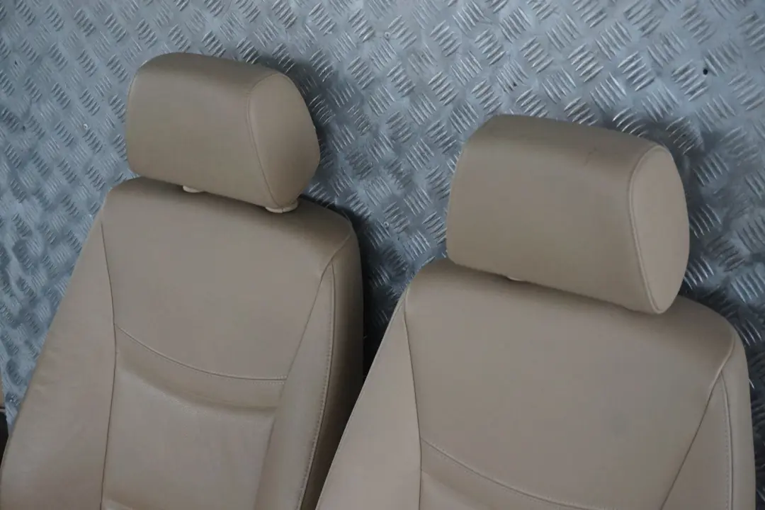 BMW 3 Series E91 Beige Leather Dakota Interior Seats with Airbag and Door Cards - SKU E91 Beige Leather Seats - Part number E91 Beige Leather Seats
