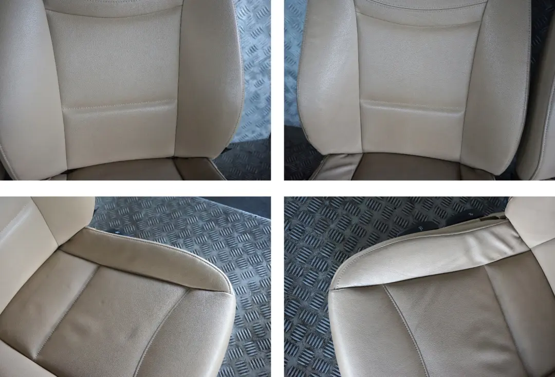 BMW 3 Series E91 Beige Leather Dakota Interior Seats with Airbag and Door Cards - SKU E91 Beige Leather Seats - Part number E91 Beige Leather Seats