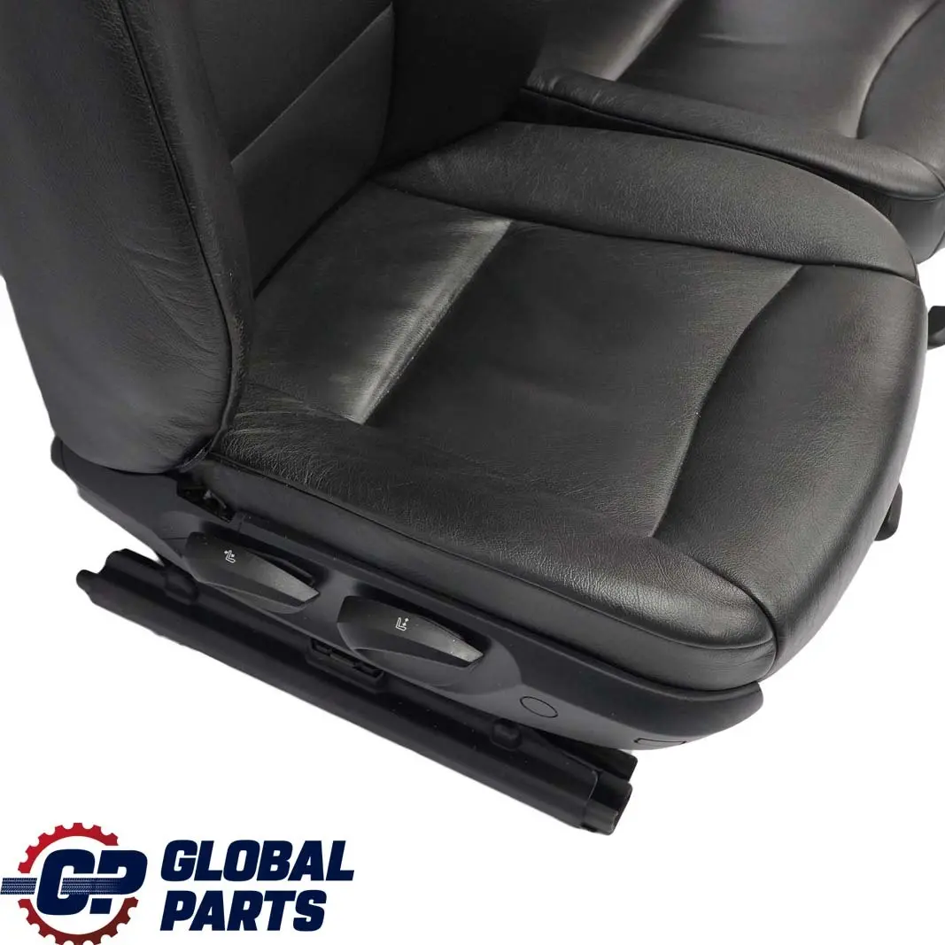 BMW 3 er Schwarz Leder Innensitze Sitze Sitz Innen OHNE Türverkleidung - SKU E91 Black Leather Seats-1 - Teilenummer E91