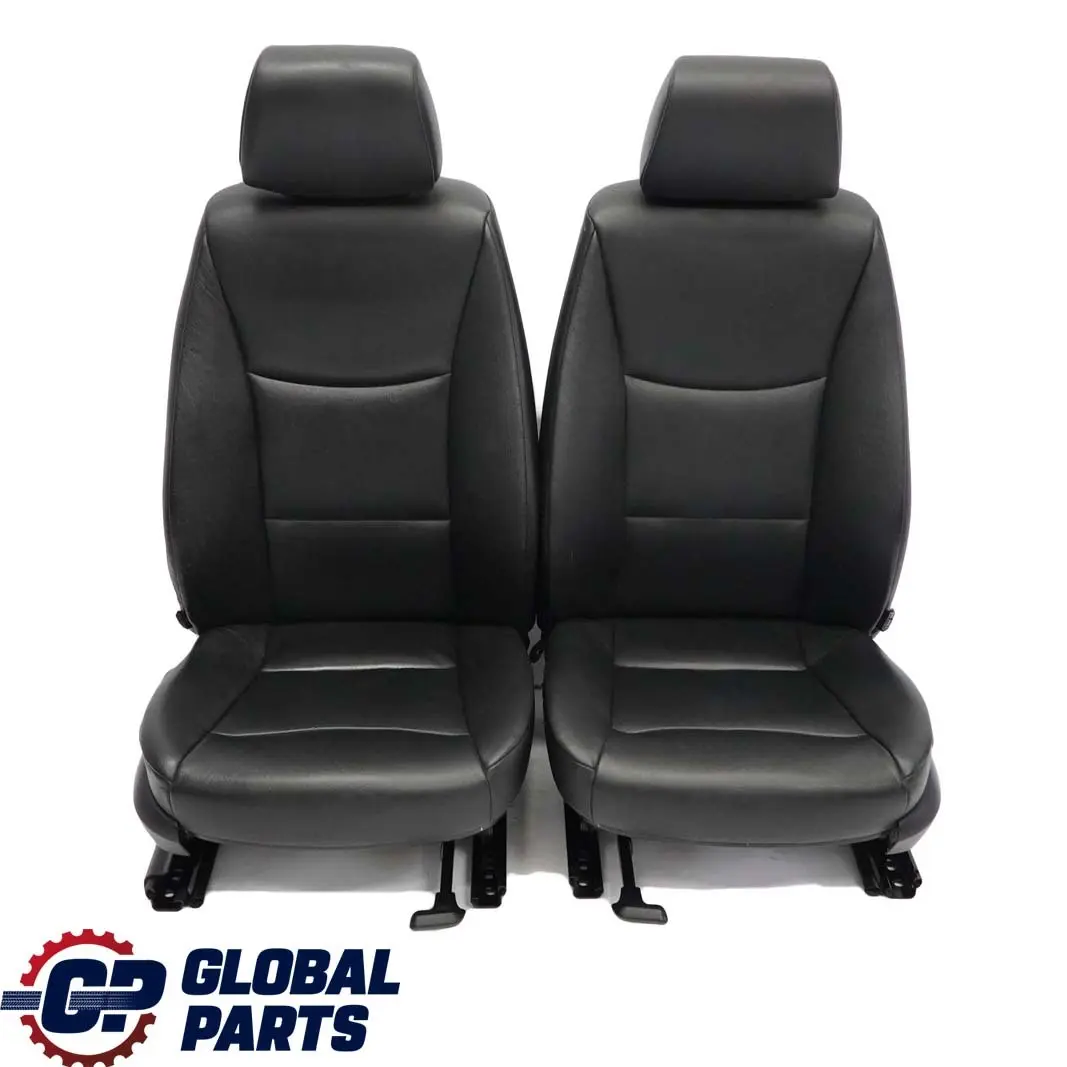BMW 3 er Schwarz Leder Innensitze Sitze Sitz Innen OHNE Türverkleidung - SKU E91 Black Leather Seats-1 - Teilenummer E91