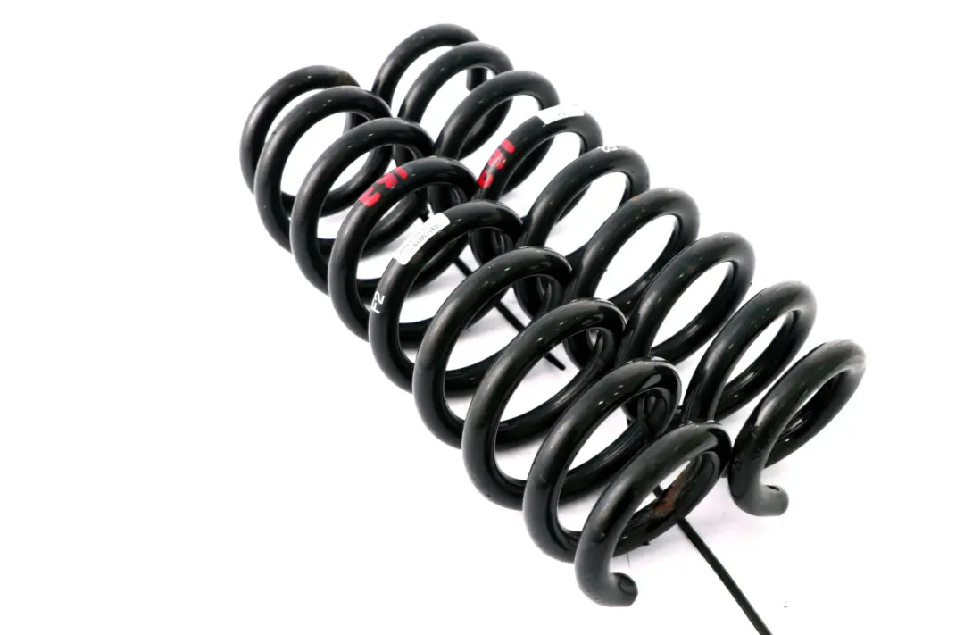 BMW E91 Touring Rear Left Right N/O/S Coil Spring F2 Suspension Set - SKU E91-F2-Rear-Coil-Spring-Set - Part number E91 F2
