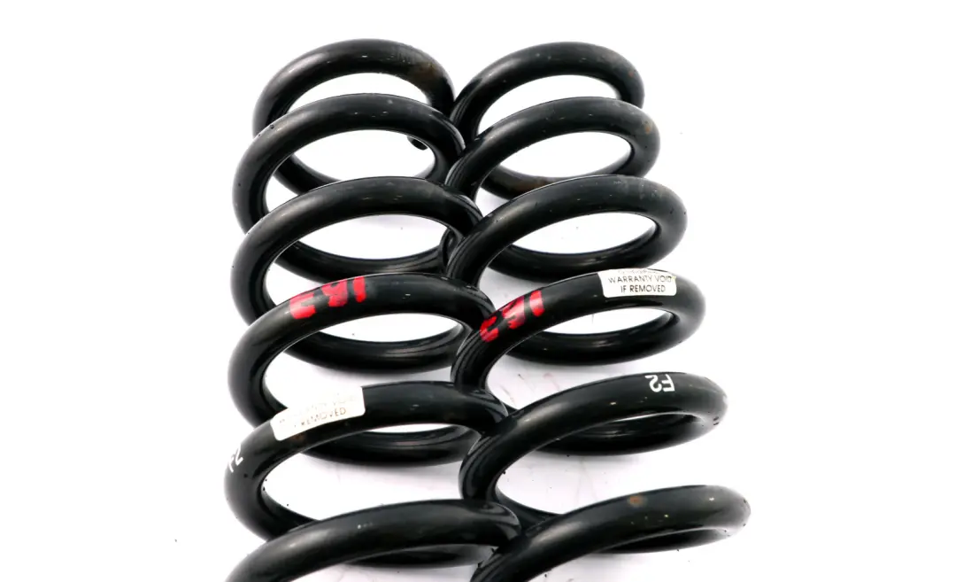 BMW E91 Touring Rear Left Right N/O/S Coil Spring F2 Suspension Set - SKU E91-F2-Rear-Coil-Spring-Set - Part number E91 F2
