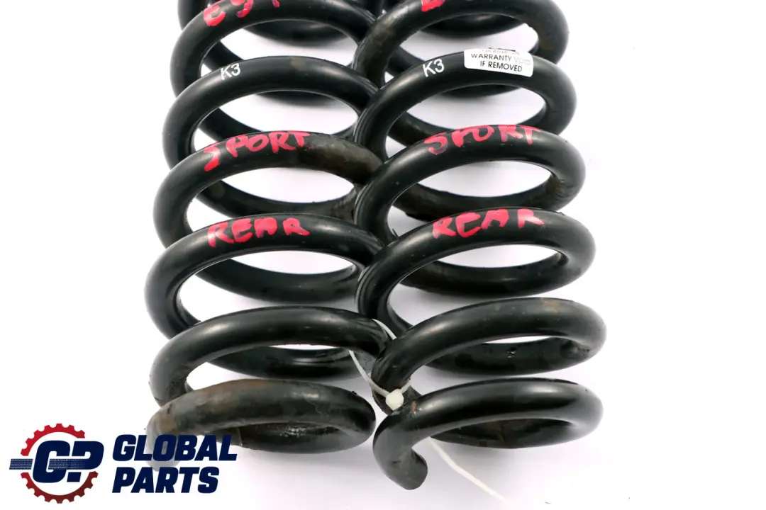 Left Right N/O/S Sport Coil Spring Suspension Set to BMW 3 Series Rear with Part number E91 K3 BMW 3 Series Rear Left Right N/O/S Sport Coil Spring Suspension Set - SKU E91 K3 Rear Coil Spring Set - Part number E91 K3