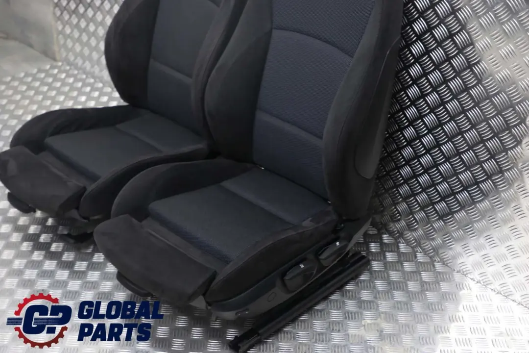 Alcantara Cloth Interior Seats with Airbag Door Cards to BMW M Sport with Part number E91 LCI BMW M Sport Alcantara Cloth Interior Seats with Airbag Door Cards - SKU E91 LCI M Sport Alcantara Seats - Part number E91 LCI