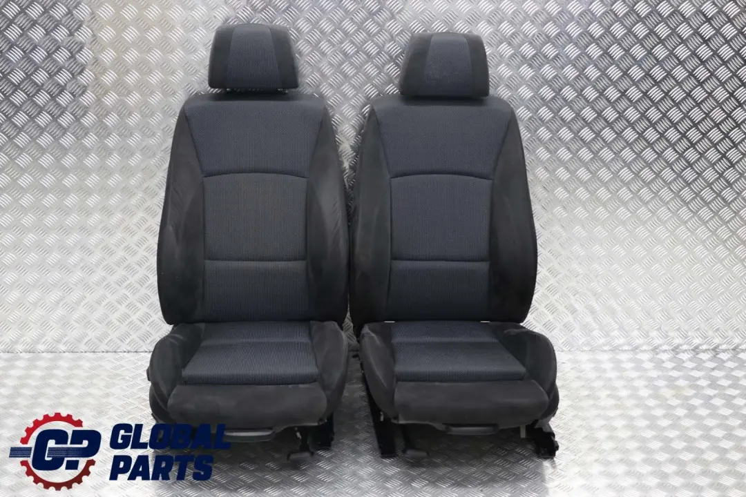 Alcantara Cloth Interior Seats with Airbag Door Cards to BMW M Sport with Part number E91 LCI BMW M Sport Alcantara Cloth Interior Seats with Airbag Door Cards - SKU E91 LCI M Sport Alcantara Seats - Part number E91 LCI