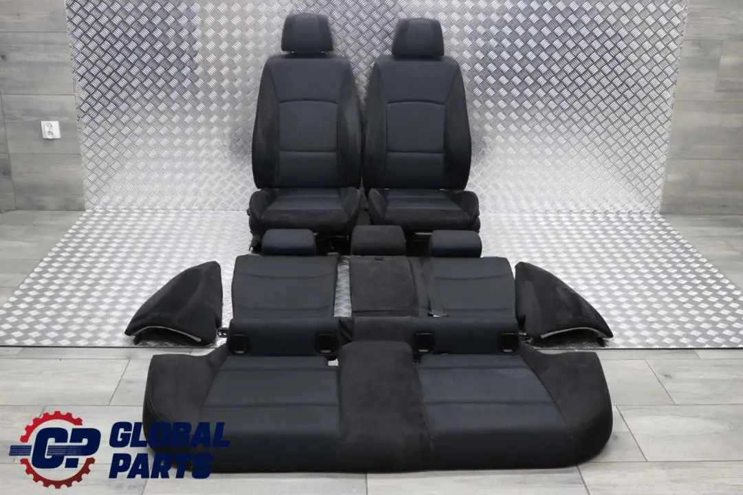 Alcantara Cloth Interior Seats with Airbag Door Cards to BMW M Sport with Part number E91 LCI BMW M Sport Alcantara Cloth Interior Seats with Airbag Door Cards - SKU E91 LCI M Sport Alcantara Seats - Part number E91 LCI