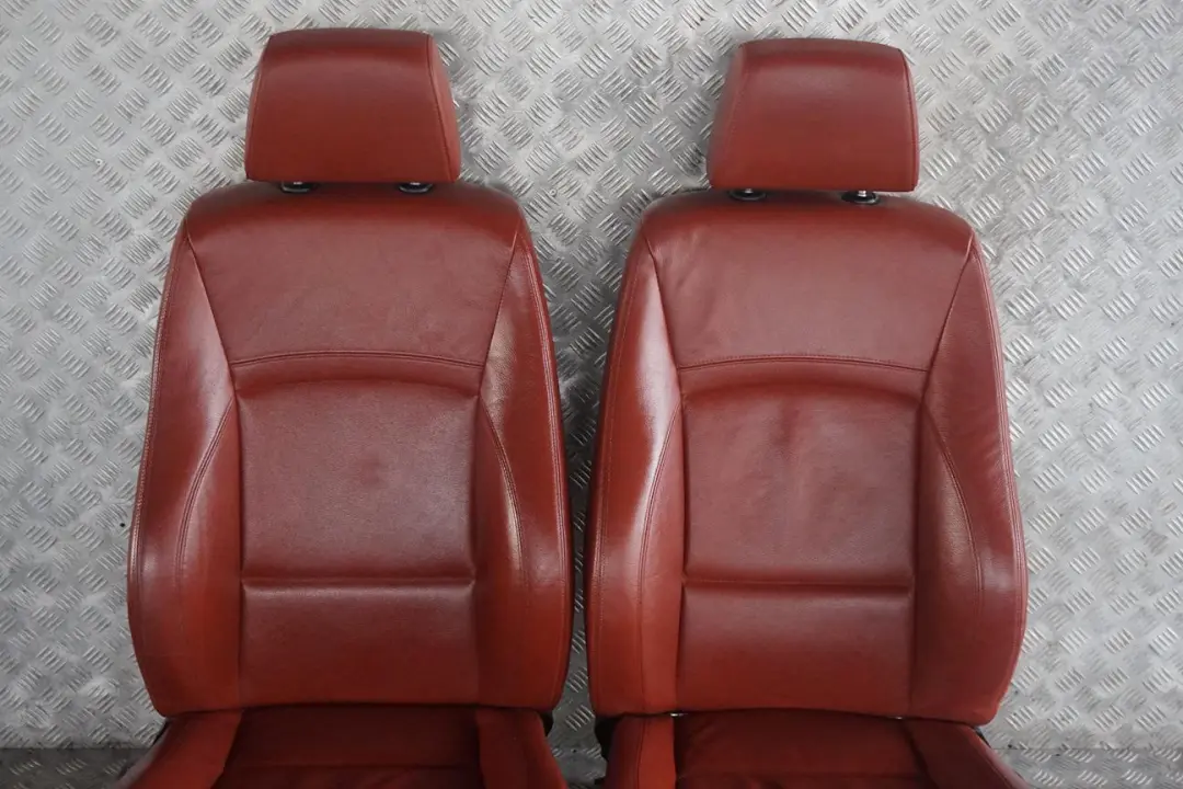 BMW 3 Series M Sport Red Brown Leather Interior Seats with Door Cards - SKU E91 LCI M Sport Red Brown Leather Seats (LCCZ) - Part number E91 LCI