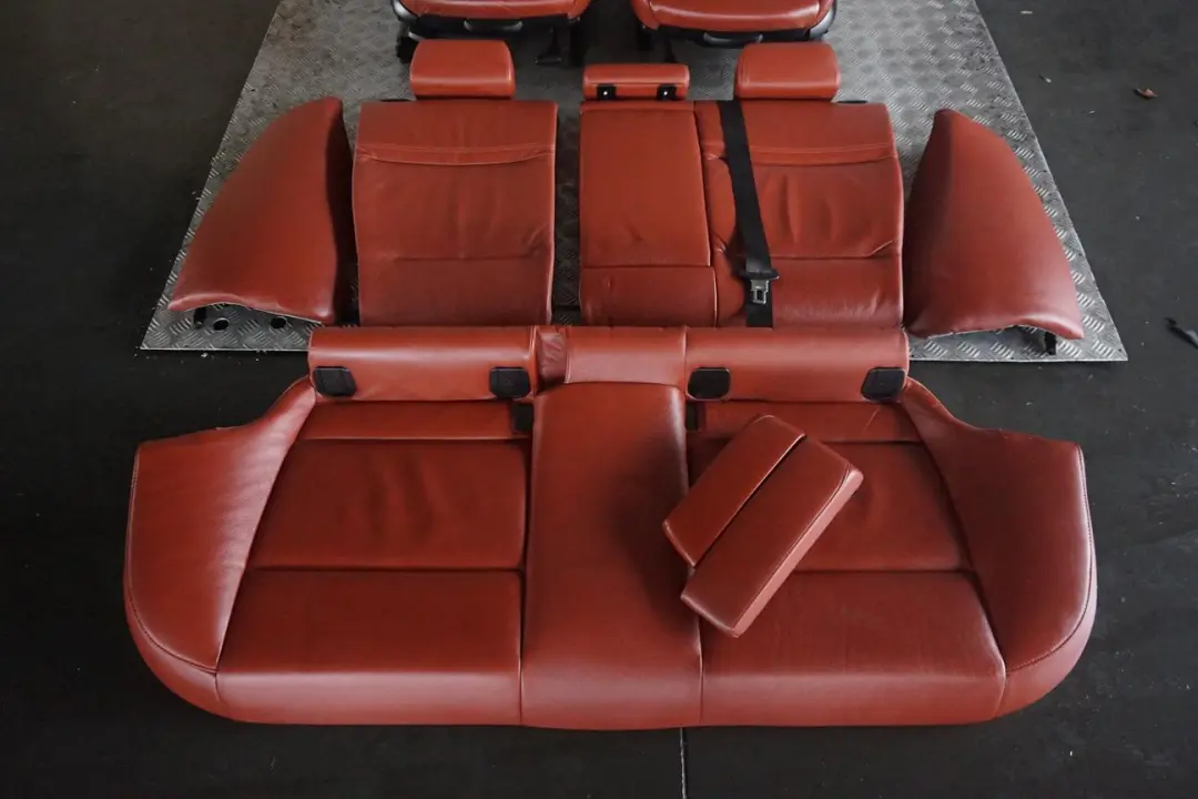 Brown Leather Interior Seats with Door Cards to BMW 3 Series M Sport Red with Part number E91 LCI BMW 3 Series M Sport Red Brown Leather Interior Seats with Door Cards - SKU E91 LCI M Sport Red Brown Leather Seats (LCCZ) - Part number E91 LCI